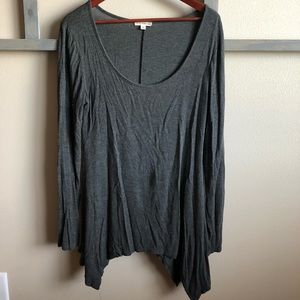 Grey tunic top